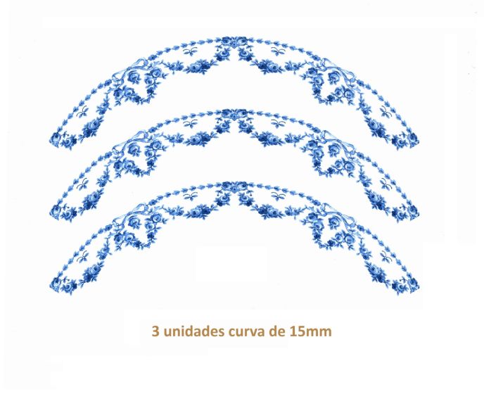Eva Azul - Curva de 15cm 1