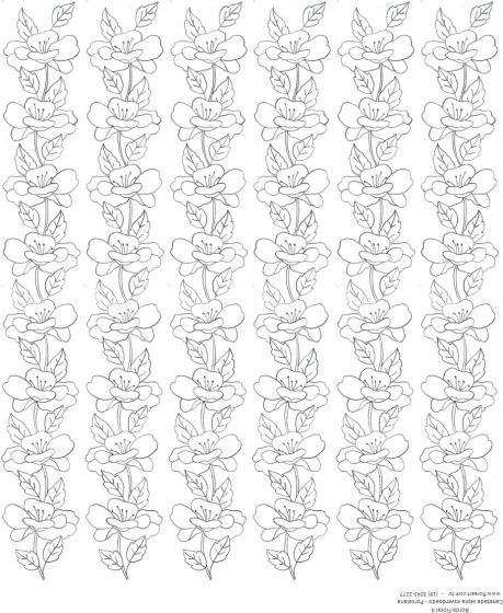 Decalque Contorno Borda Floral 04 1