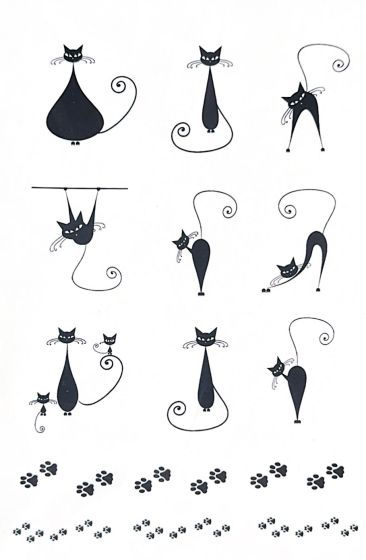 Gatinho Preto - Porcelana 1