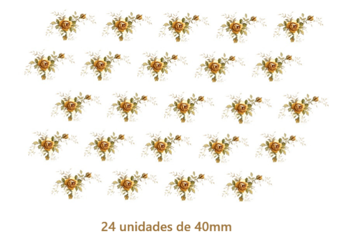 Little Yellow Rose - 40mm 1