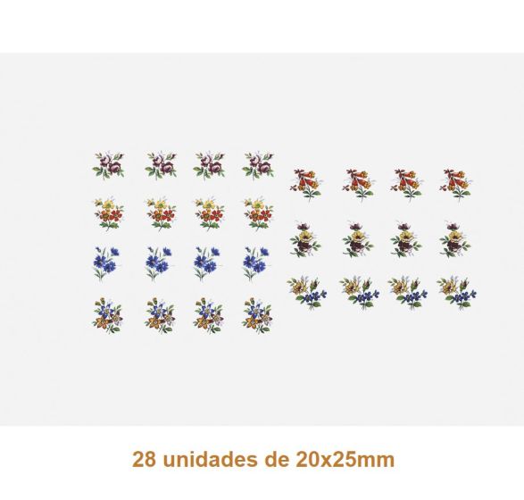 Floral L - 20x25mm 1