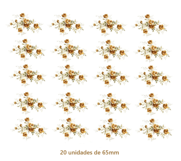 Little Yellow Rose - 65mm 1