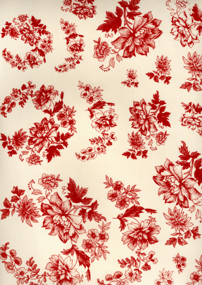 Flor Pontilhada Vermelha 1