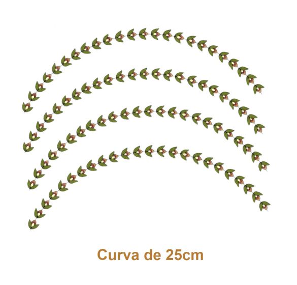 Borda Botânica - Curva de 25cm 1