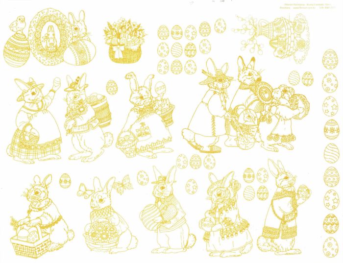 Decalque Contorno Bunny Canetado 1