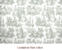 Tapete - Toile de Jouy Verde (70x50cm)