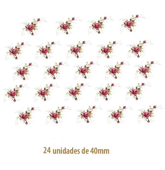 Little Pink Rose - 40mm 1