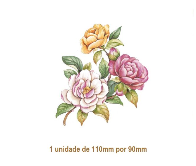 Camellia - 110x90mm 1