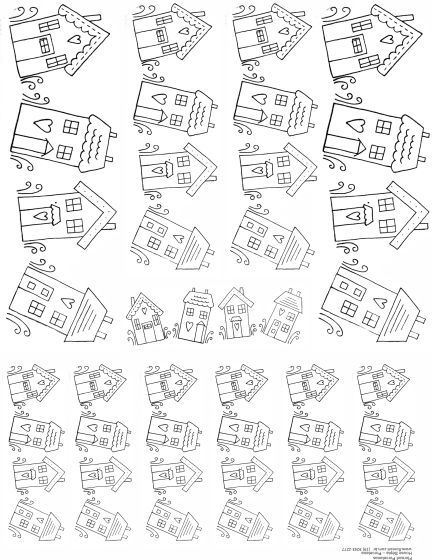 Decalque Contorno House - Sépia 1