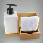 Saboneteira Quadrada Bambu Jasmim - 2 Peças 2