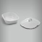 Caixa Porta jóia de porcelana Retangular 26 3
