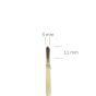 1301Nº 2 - Pincel Feustel Pontiagudo de Pelo Curto