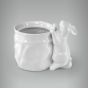 Coelho Com Vaso Papel 2