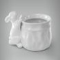 Coelho Com Vaso Papel 1
