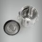 Balde Limpa Pincel - Inox com Tampa 4
