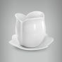 Cachepô Tulipa P com Prato - 9cm 2