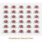 Border Rose F - 22x14mm 1