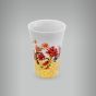 Barrado Floral Renda Dourado - Porcelana