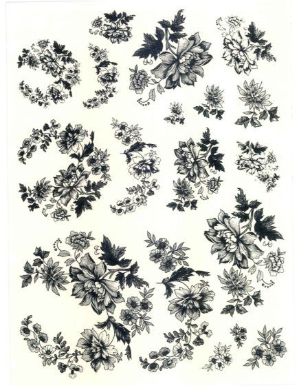 Flor Pontilhada Preta 1