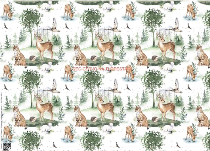 Tapete - Cervo na Floresta 1