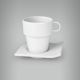 Xícara Lírio Cappuccino Com Pires