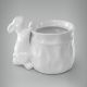 Coelho Com Vaso Papel 1