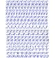 Alfabeto Mini - Azul 1