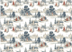 Tapete - Christmas Toile 1