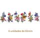 Classic Floral - 65mm x 6un 1