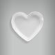 Prato Coração M - 21cm 1