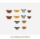 Mix of Butterflies - 25mm 1