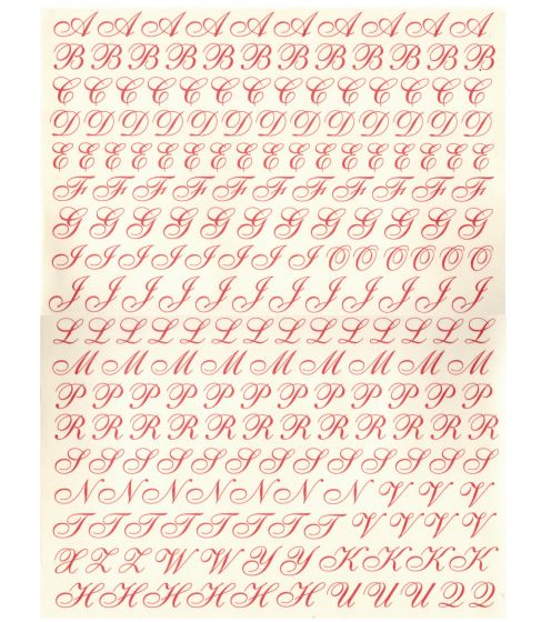 Alfabeto Mini - Rosa 1