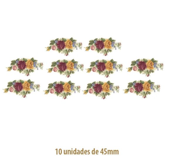 Vintage Rose H - 45mm 1