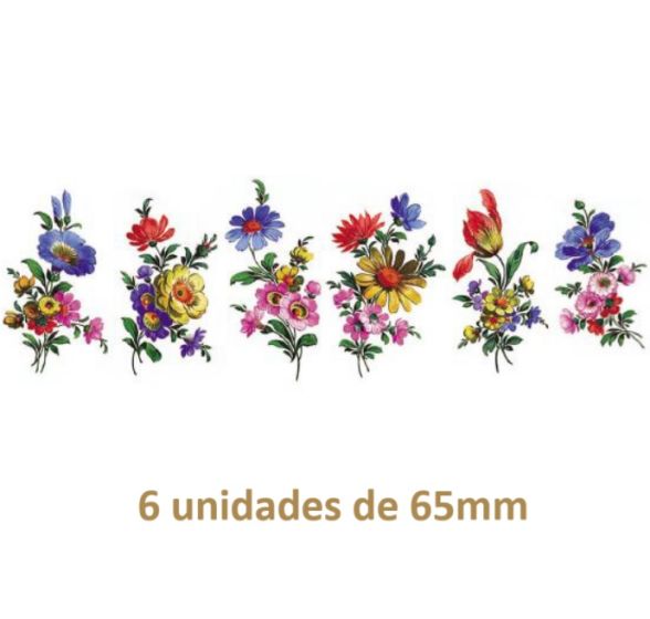 Classic Floral - 65mm x 6un 1