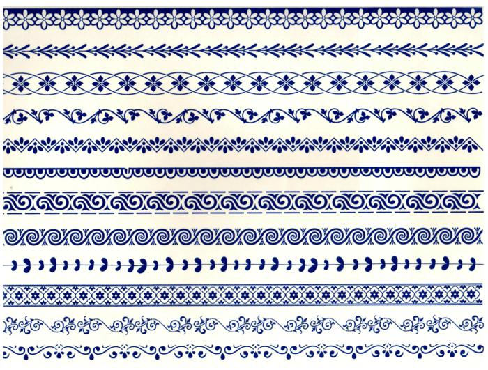 Faixinhas Azul México 1