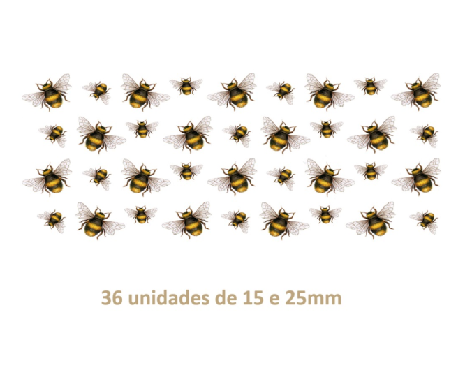 Abelhinhas - 15mm e 25mm x 36un 1