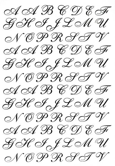 Alfabeto Mini - Preto 84 letras 1