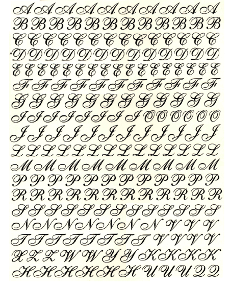 Alfabeto Mini - Preto 1