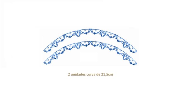 Eva Azul - Curva de 21,5cm 1