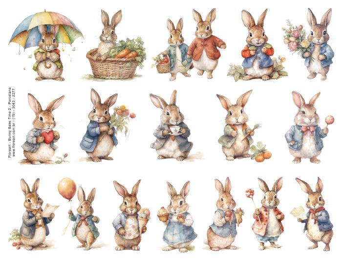 Bunny Bake Time 2 - Porcelana 1