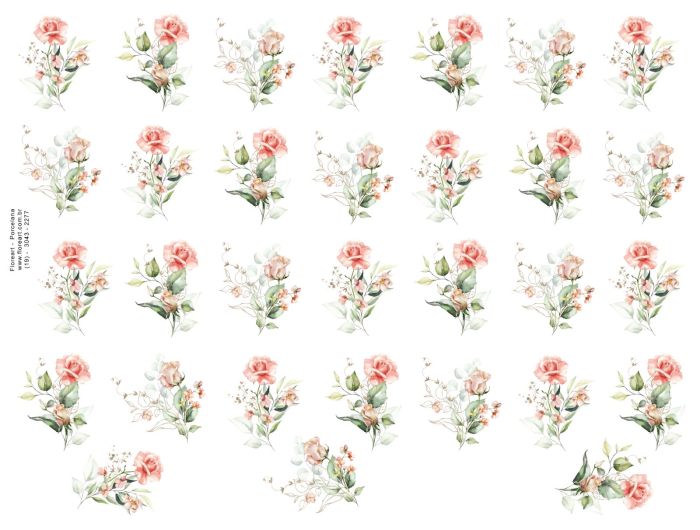 Rosas com Metalizado dourado 3 1