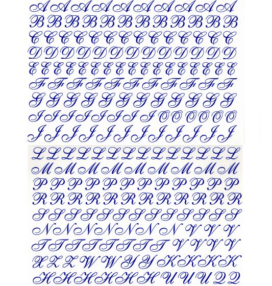 Alfabeto Mini - Azul 1