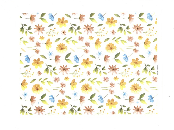 Decalque - Tapete de Flores 1