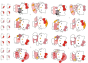 Decalque Colorido Hello Kitty 1