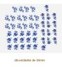 Blue Rose H - 24mm (48 un) 1