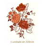 Peonias Ouro e Metalizado - 220mm 1