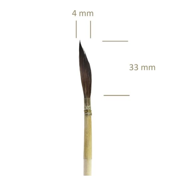 1311 Nº 04 - Pincel Feustel Chanfrado para Filete 1