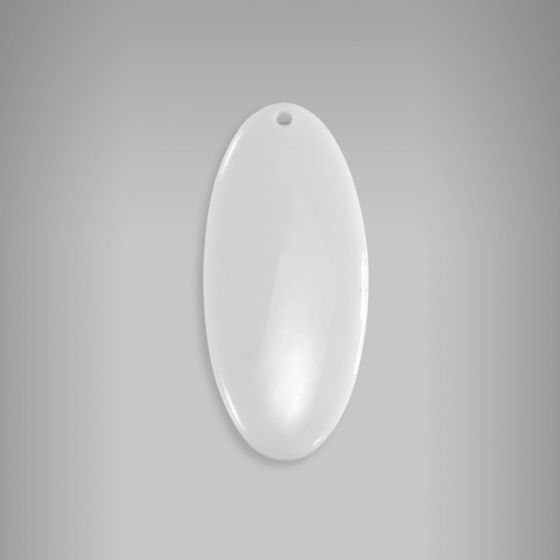 Medalha Oval 21b Com Furo - 5x2,3cm 1