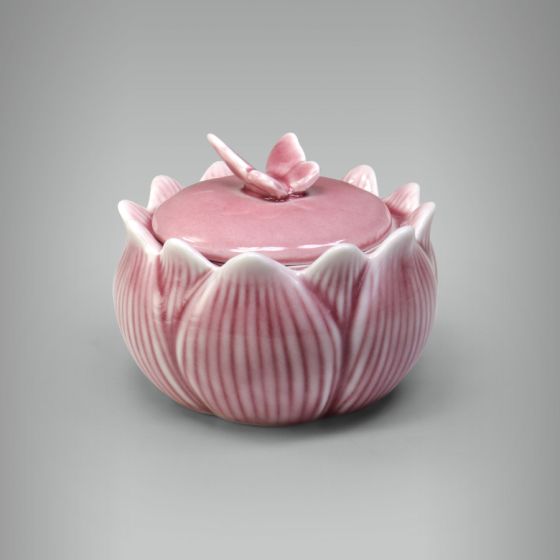 Caixa Porta Joia Borboleta Rosa 1