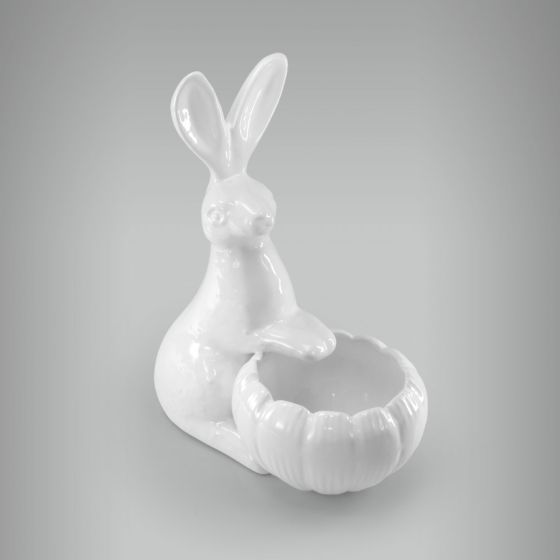 Coelho com pote Flor - G 1